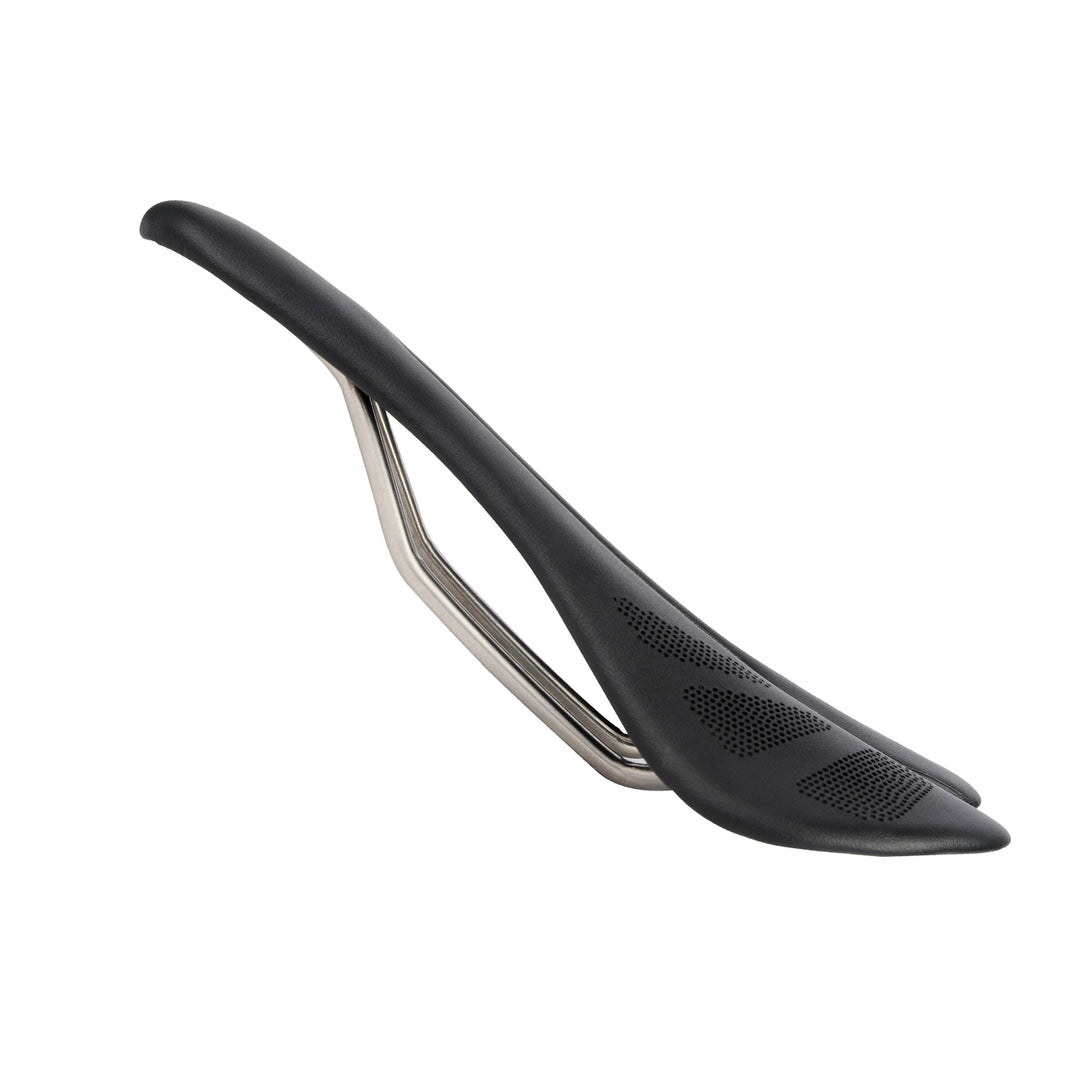 Hollow bike saddle design for pressure relief and heat dissipation, carbon fiber seat