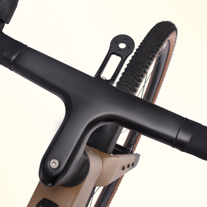 Integrated hanlebar with computer mount