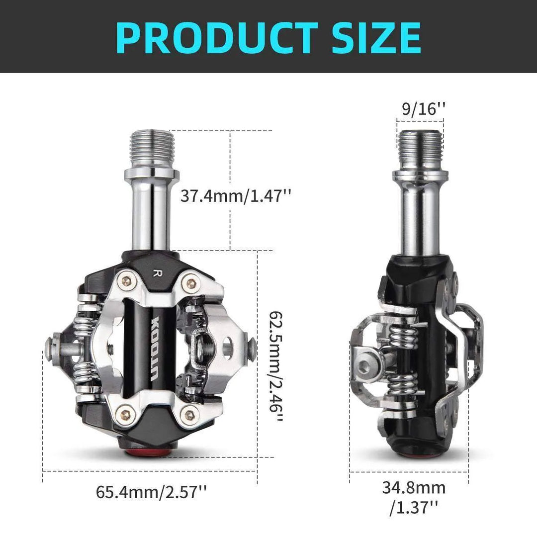 clip on pedals for mountain bikes Mountain Bike SPD Clip Pedals Self-Lock System Pedals For Mtb