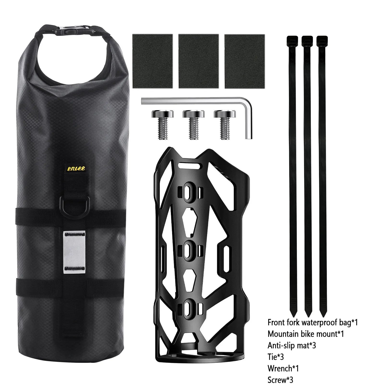 防水8.5Lフロントフォークバッグ – 大容量自転車フレームバッグ – SAVA