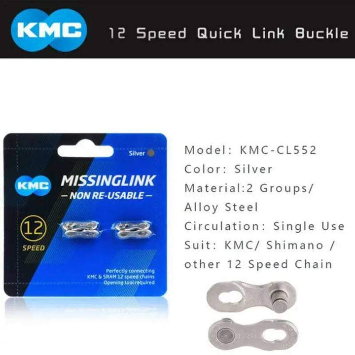 One Pair KMC Bicycle Chain Buckle 9/10/11/12 Speed Gold Bike Links - SAVA Carbon Bike