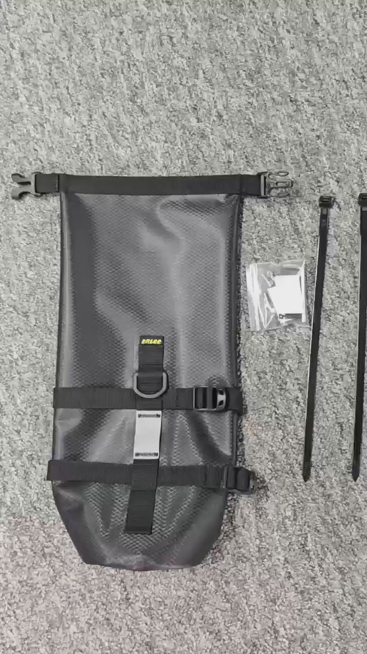 Waterproof Front Fork Bag 8.5L Black