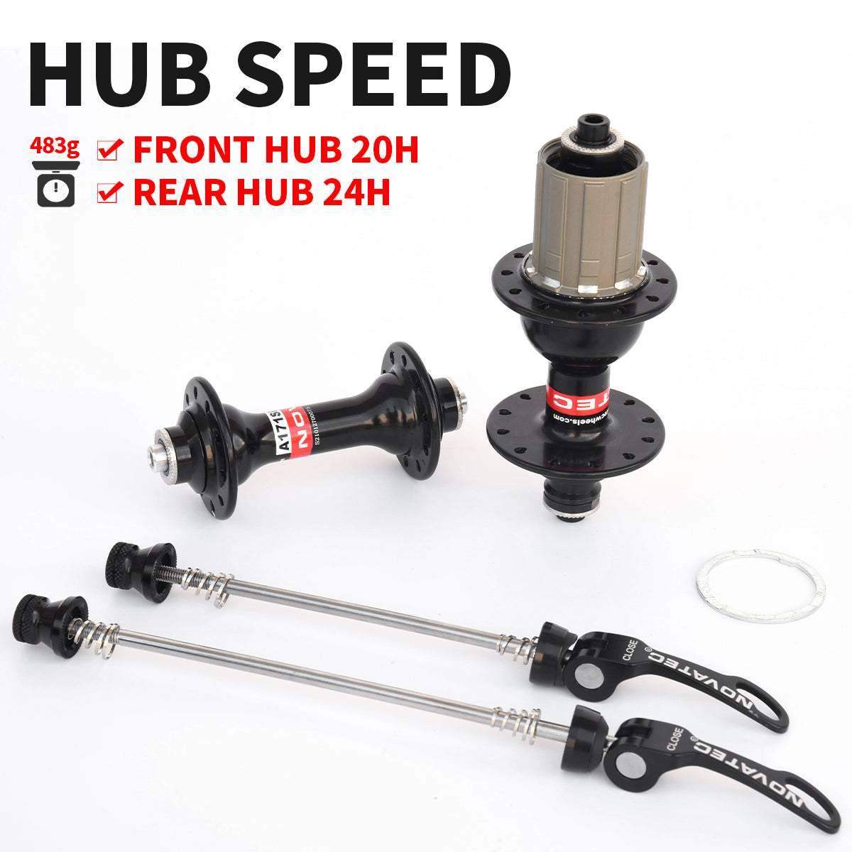 Road bike outlet hubs