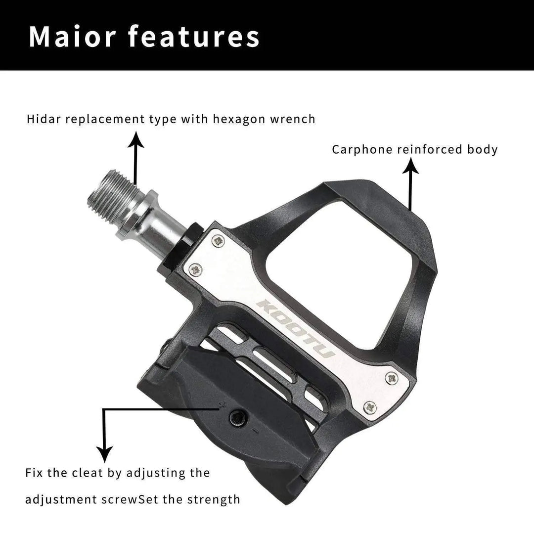 clipless pedals road Road Bike Lock Pedal Cleats Set Clipless Pedals – SAVA Carbon Bike