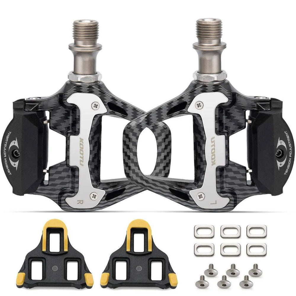 mtb clipless pedals on road bike Road Bike Pedals Carbon Pattern Clip Pedals Clipless Pedals, SPD SL