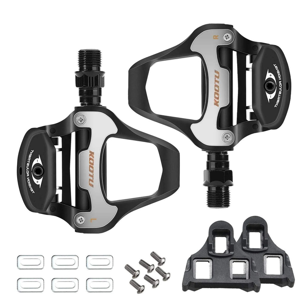 click pedals bike Road Bike Pedals Ultralight Aluminum Alloy Clipless Pedals