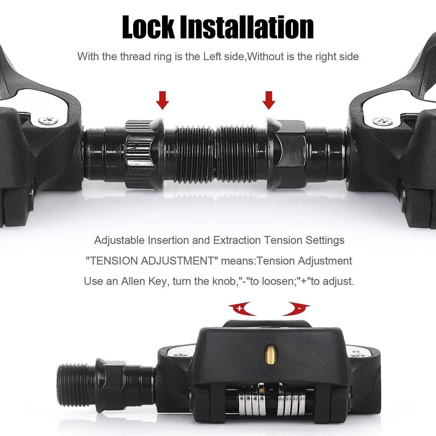 Installing cheap clipless pedals