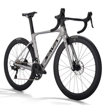 2026 SAVA A7L carbon road bike silver front 45-degree main product image