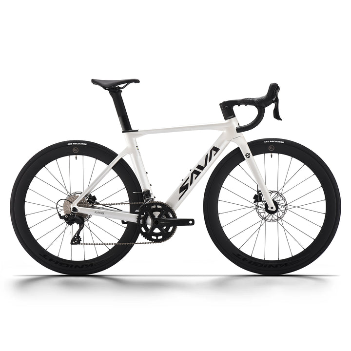 2026 SAVA A7L carbon road bike white side profile main product image