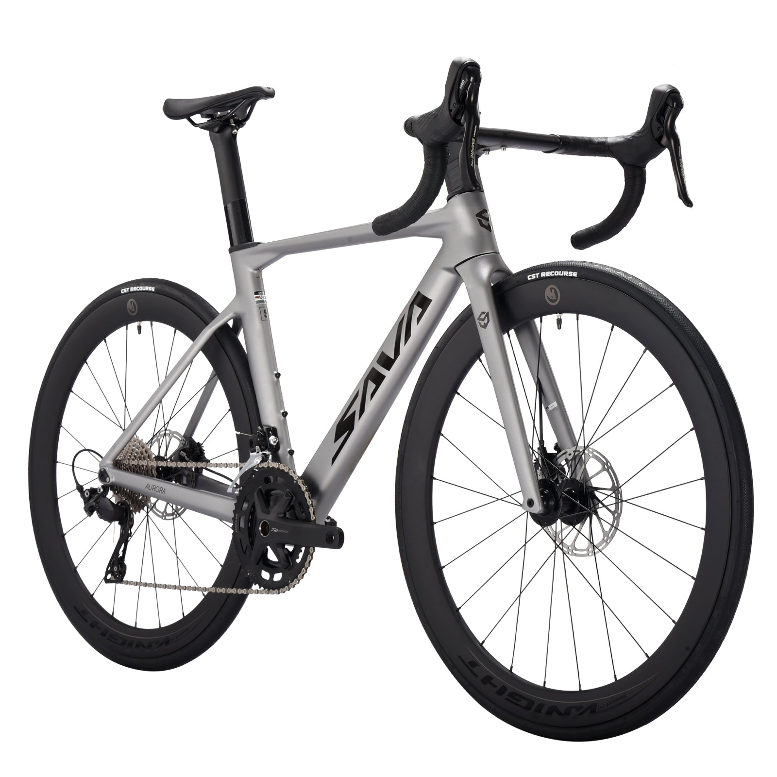 SAVA ロードバイク グレー　関西無料配達 ディスクブレーキ カーボン ロードバイク|SHIMANO 105 R7000|Aurora