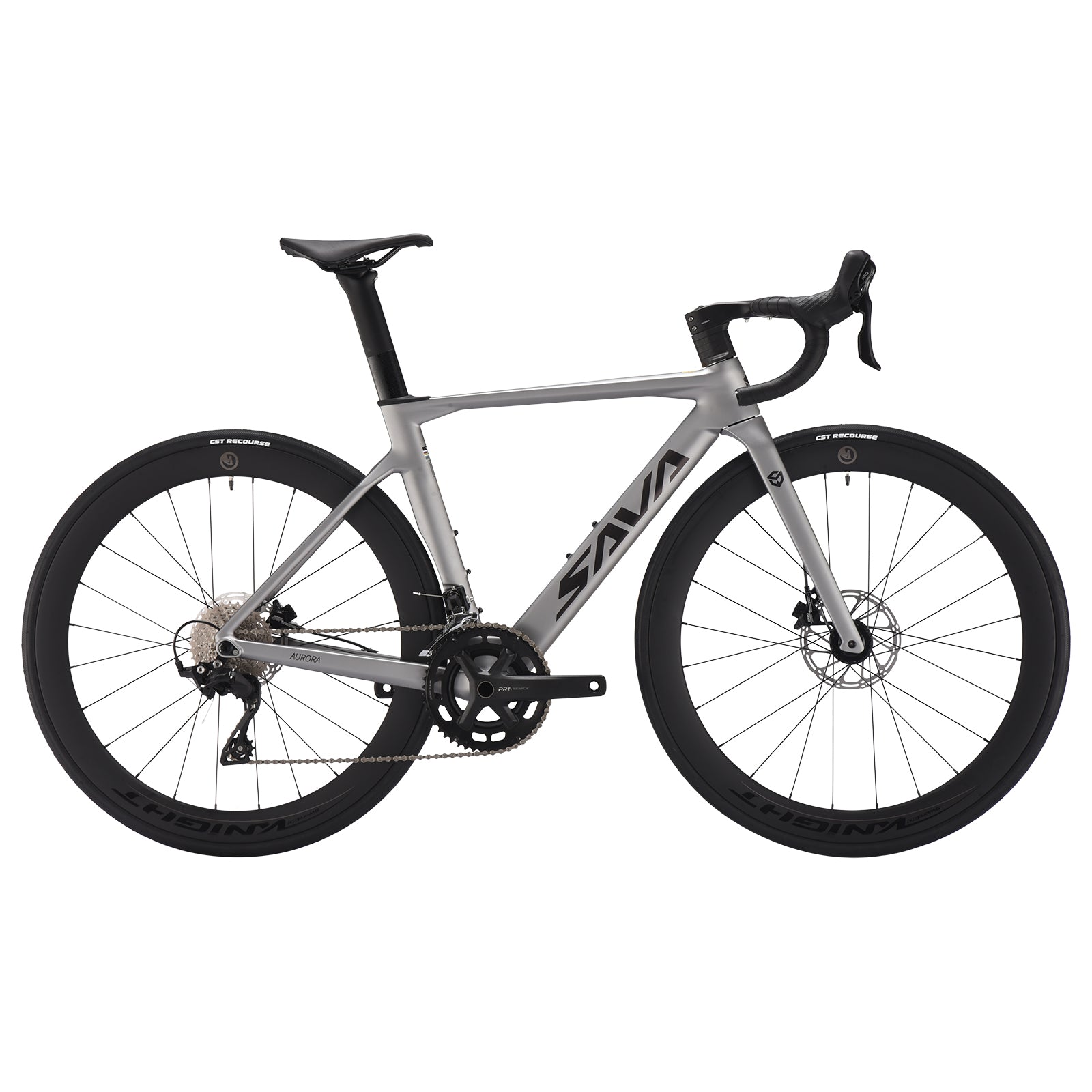 SAVA ロードバイク グレー　関西無料配達 ディスクブレーキ カーボン ロードバイク|SHIMANO 105 R7000|Aurora