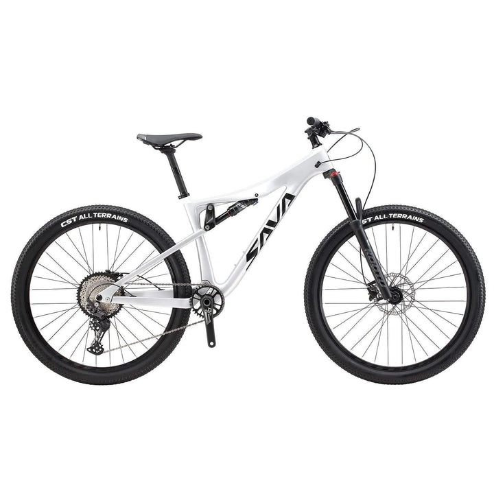 SAVA Denon 6.0 second-hand suspension carbon mountain bike-white
