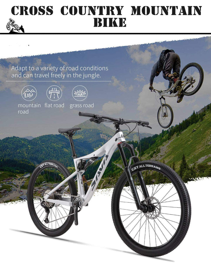 SAVA DENON6.0 Full Suspension Carbon Mountain Bike 12Speed - SAVA Carbon Bike