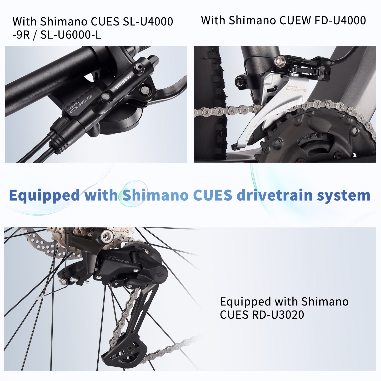 shimano cues drivetrain
