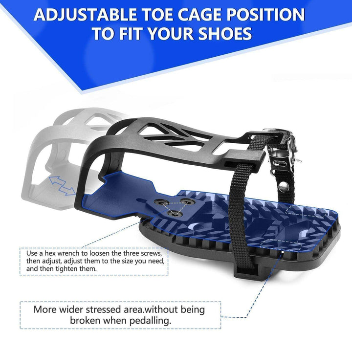 Spin Bike Pedal Compatible with Look Delta Clips - Ride with Sneakers - SAVA Carbon Bike